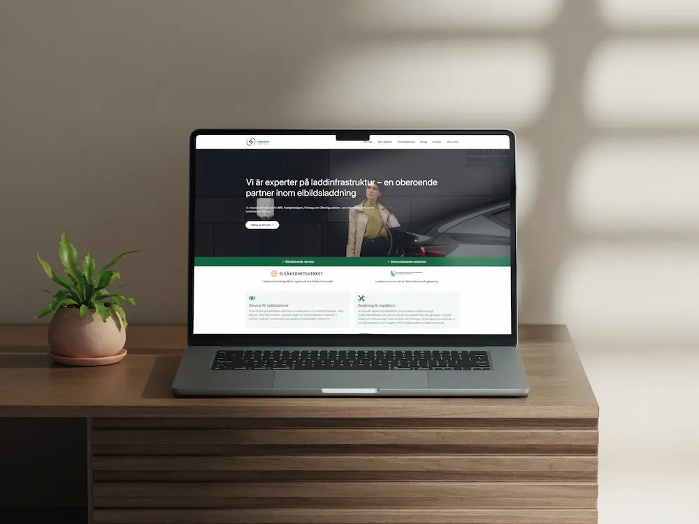 A modern, lead-focused website