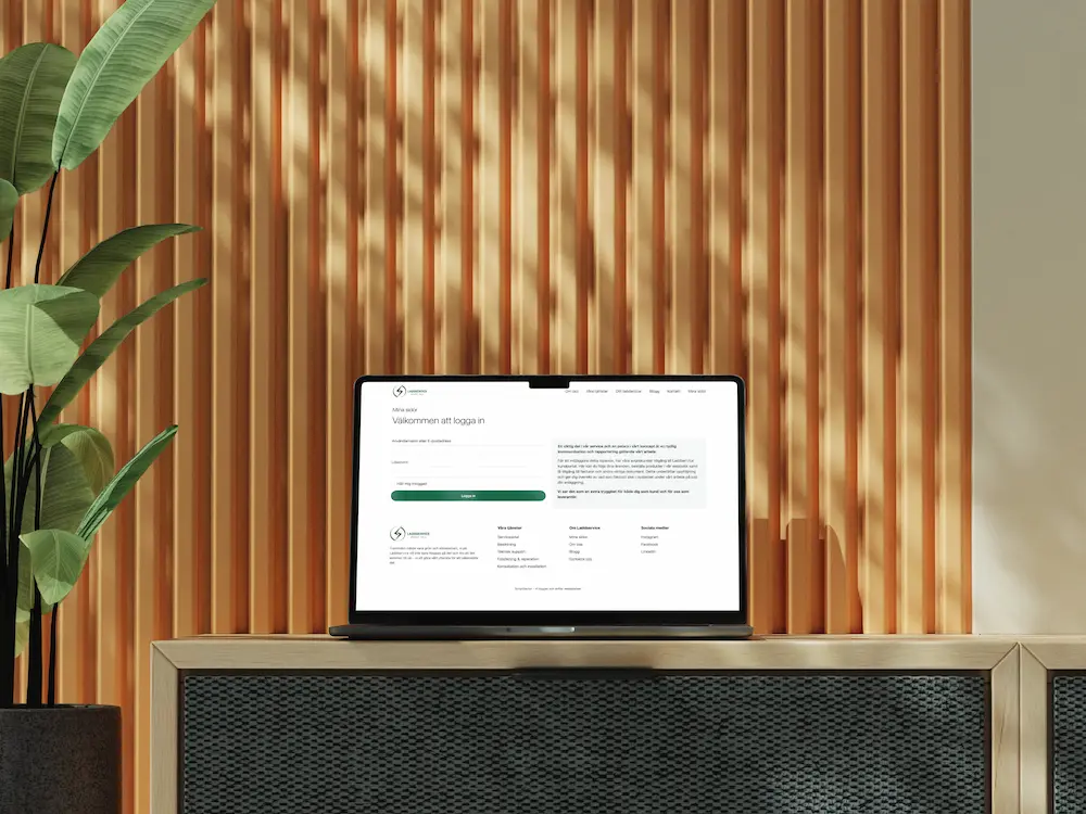 Lead-focused website for Laddservice, developed by ScriptSector for EV charging and quote requests