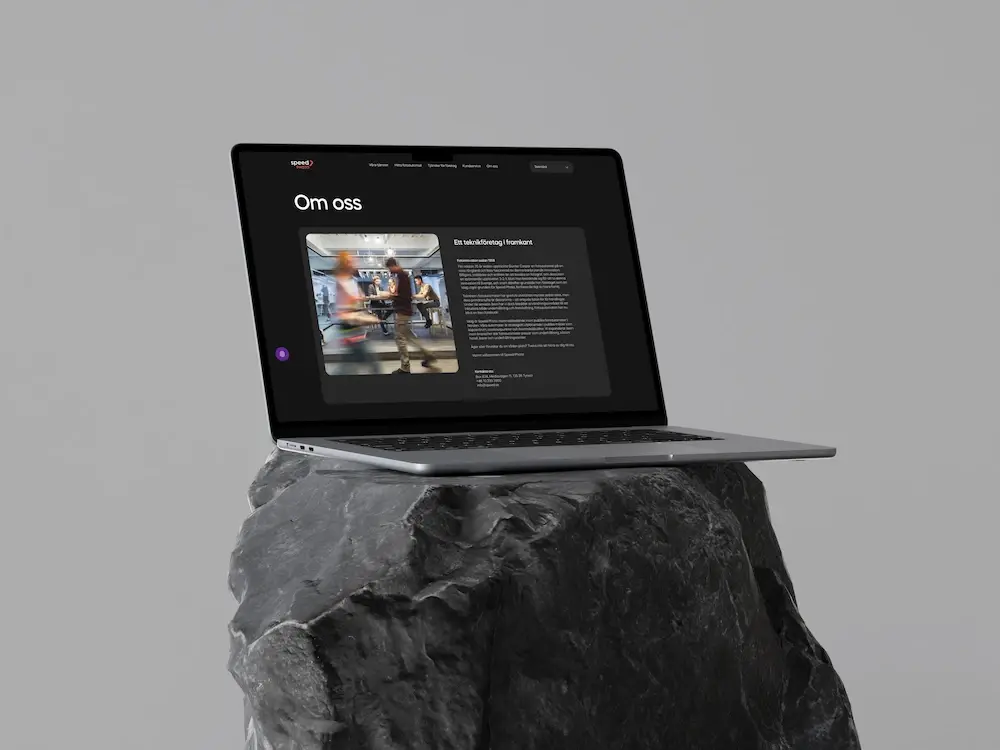 SpeedPhoto website developed by ScriptSector for the launch of photo services in Denmark