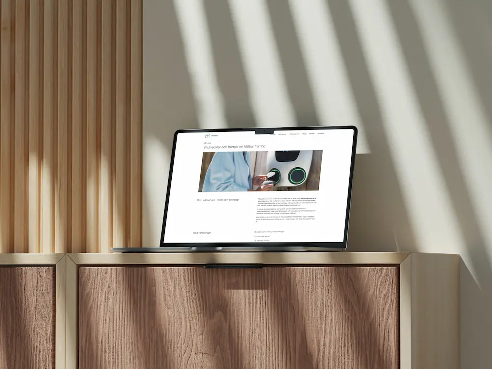 Mobile-optimized corporate website for Laddservice created by ScriptSector with a focus on a clear customer journey