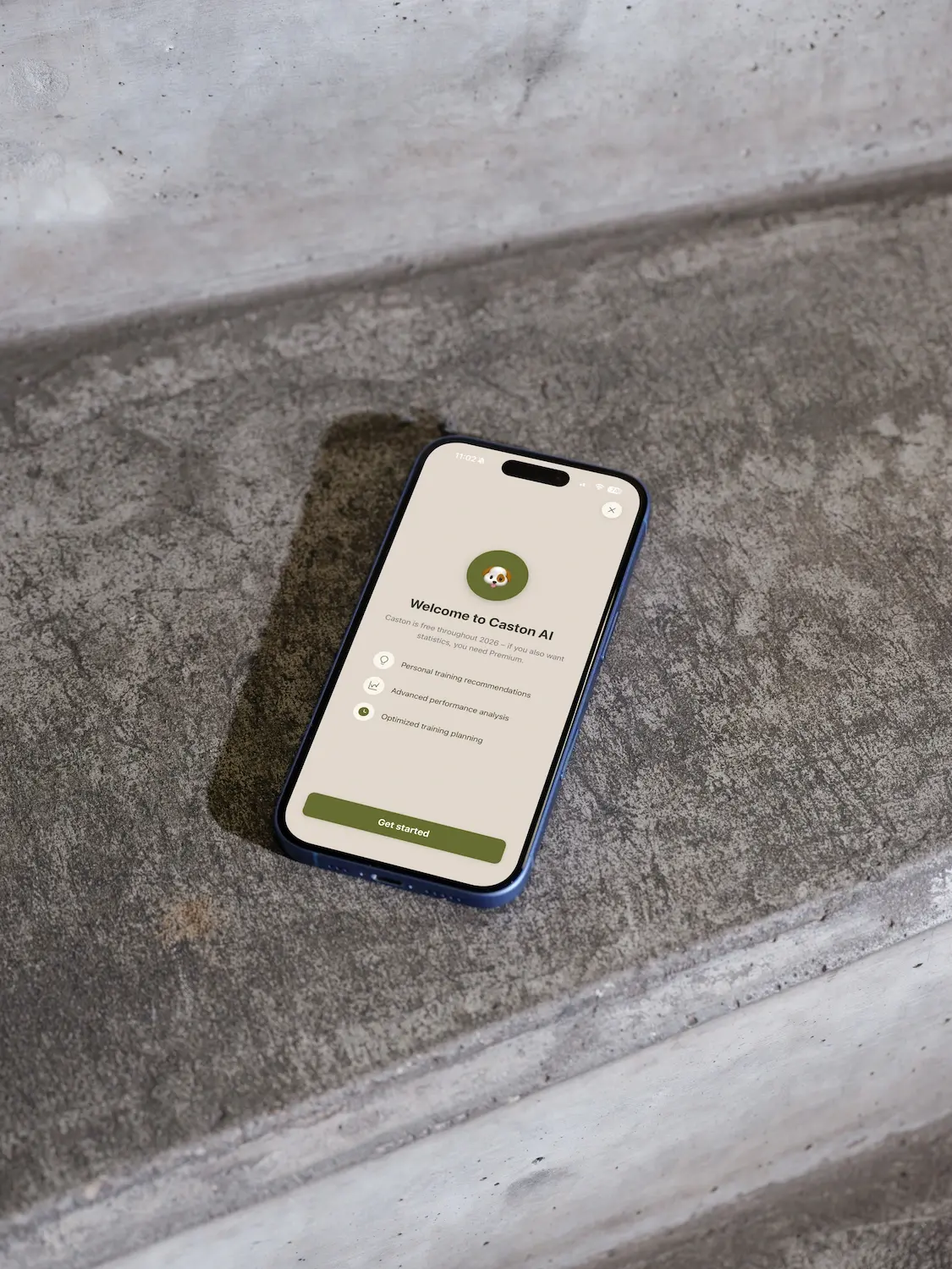AI-baserad träningsrekommendation i TrackFellow app för personlig hundträning och mantrailing